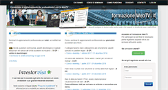 Desktop Screenshot of formazionewebtv.it